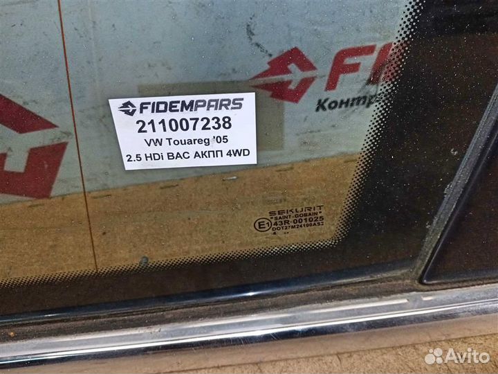 Стекло глухое боковины заднее правое Volkswagen T