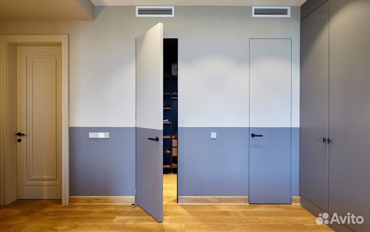 Скрытая дверь с коробкой