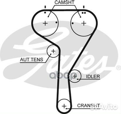 Ремень грм 1141x20 z163 Audi A1/A3/A4/A5, Seat