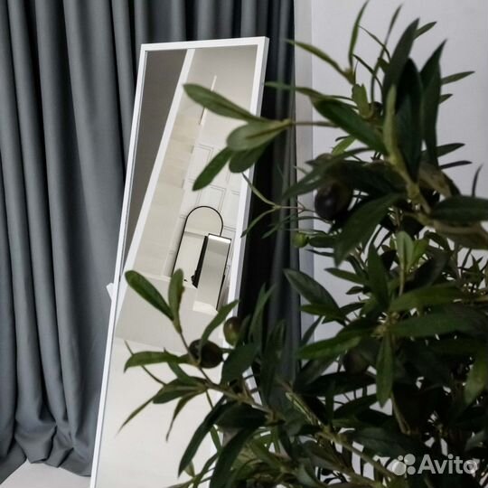 STA-05 (белый матовый) Зеркало напольное, зеркаль