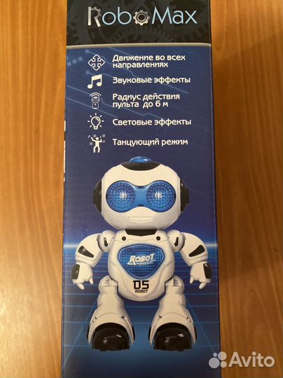 Робот на радиоуправлении танцует, свет, звук