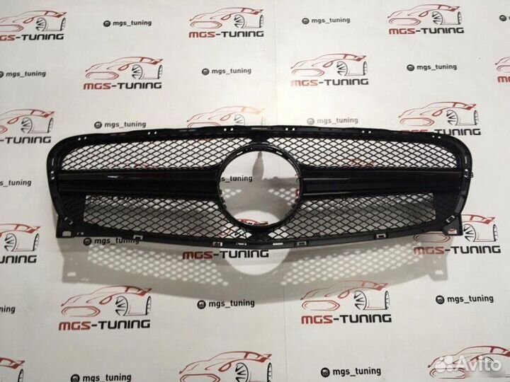 Решетка на Mercedes GLA в стиле 45амг Black (Б/З)
