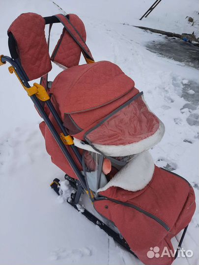 Коляска санки