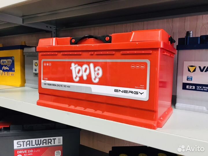 Аккумуляторы 100 Ач 900A Словения Гарантия