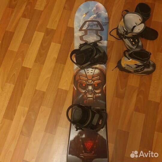 Крепление для сноуборда, сноуборд, ботинки