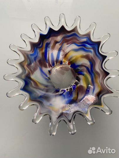 Ваза для фруктов богемия