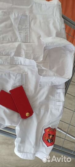 Рубашка школьная с погонами для 4 школы им Суворов