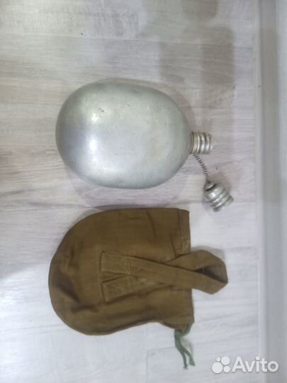 Фляжка и котелок армейские СССР