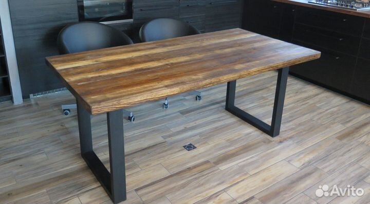 Стол на кухню в стиле лофт на заказ