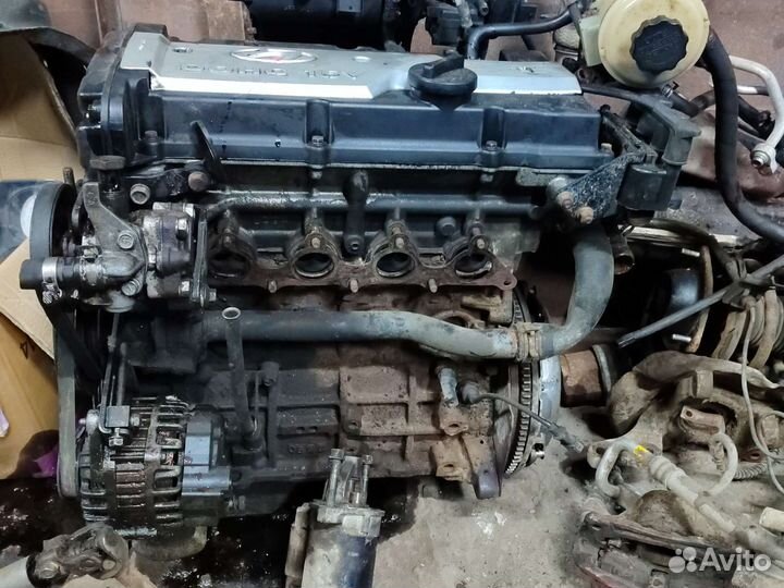 Двигатель. hyundai accent 2