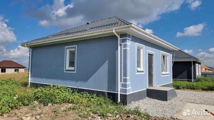 Тёплый и уютный дом 70м2 из керамзитобетона