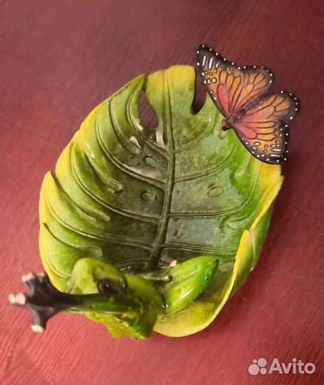 Лягушка подставка, тарелка