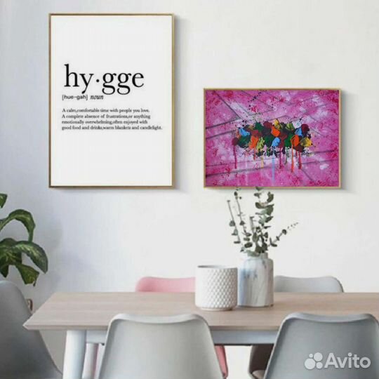 Картина абстракция. Акрил