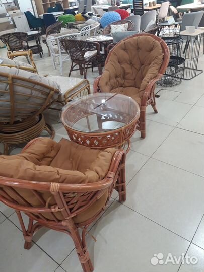 Мебель из натурального ротанга комплект рузвельт