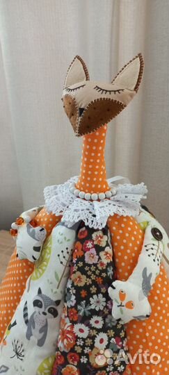 Кукла-грелка Лисонька Аграфена Филипповна