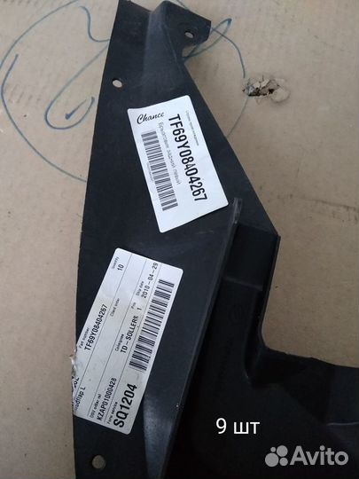 Брызговик задний лев