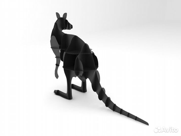 Кенгуру 3д подставка под цветы