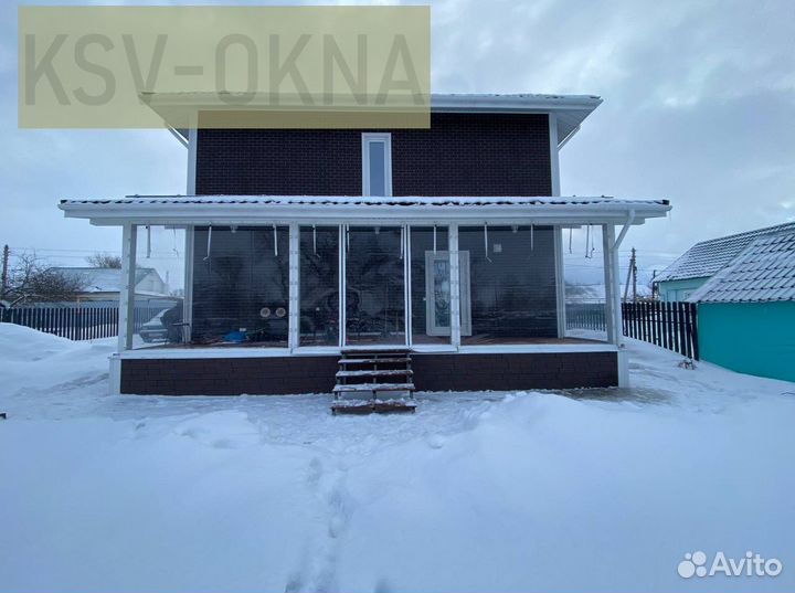 Мягкие окна на беседку