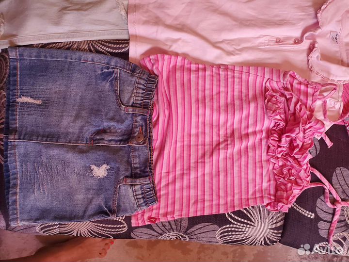 Вещи фирменные пакетом для девочки 122
