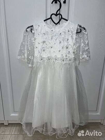 Платье праздничное 140 рост 7-9 лет