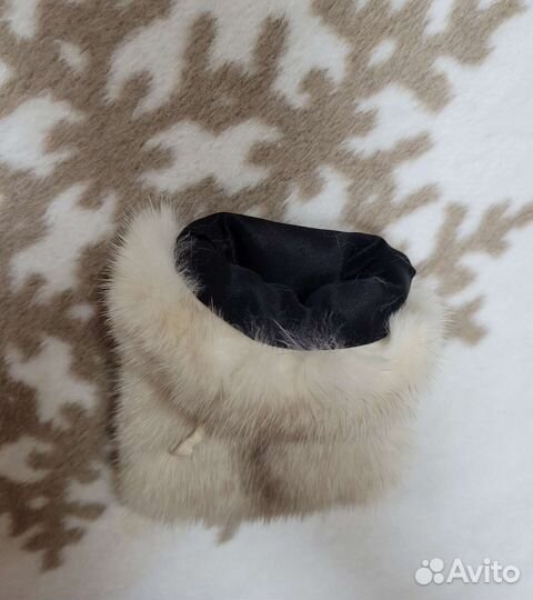 Чехол мех д/телефона норка новогодний д/часов