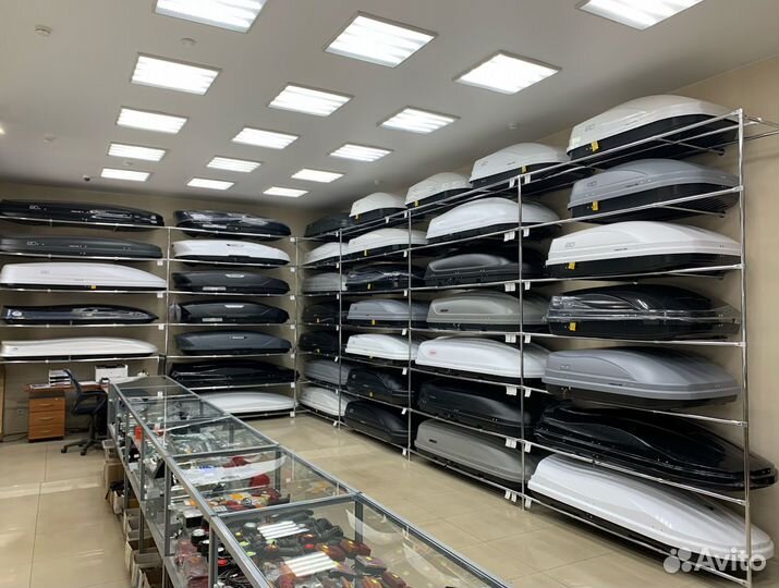 Автобокс на крышу Рено Логан