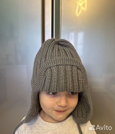 Шапка ушанка детская