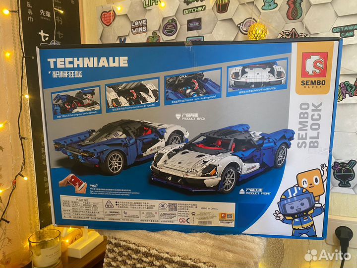 Аналог лего гоночный автомобиль