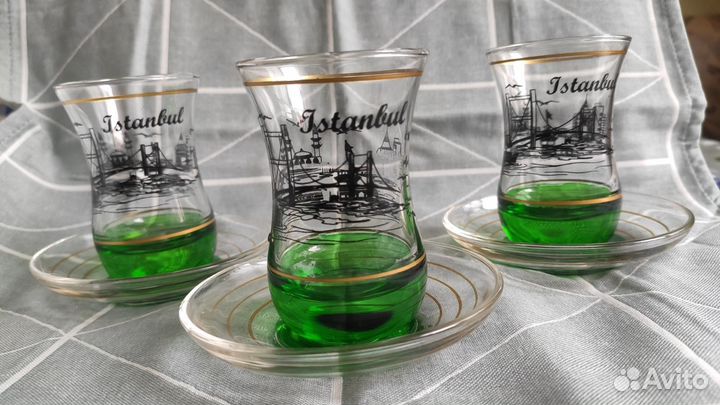 Продам турецкий чайный набор на 6 персон