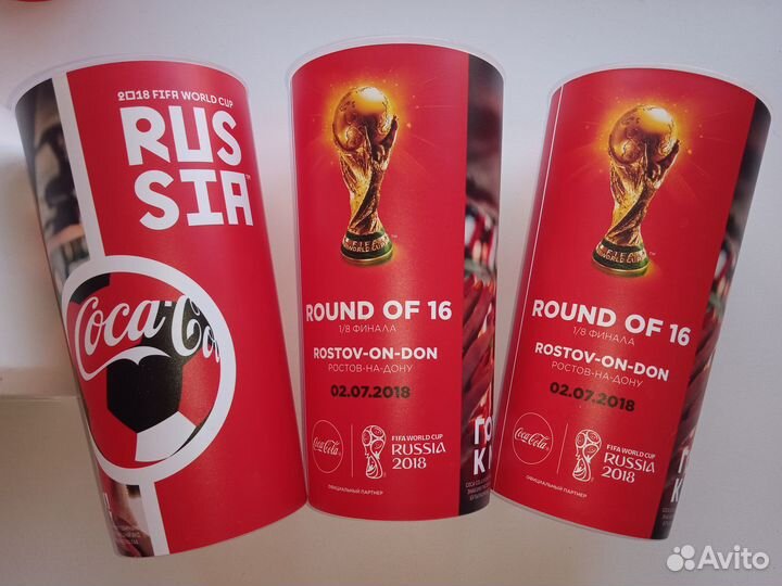 Стаканы Чемпионата мира по футболу 2018 (+банки)