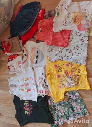Вещи пакетом на девочку от 3 мес до 1.5 лет