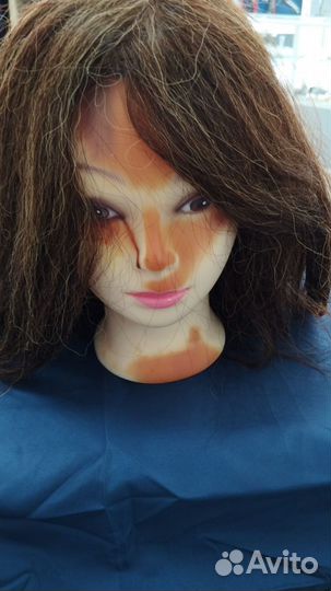 Манекен голова для причесок