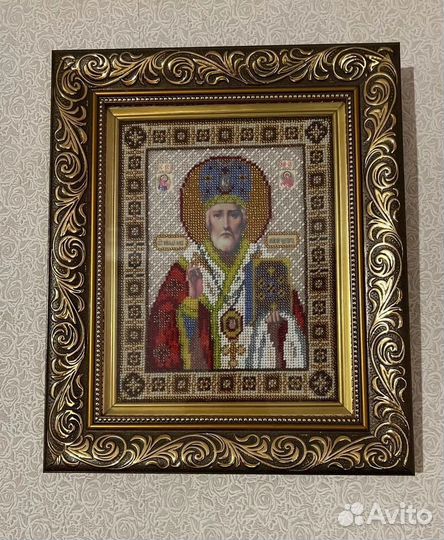 Вышивка крестом и бисером ручная работа