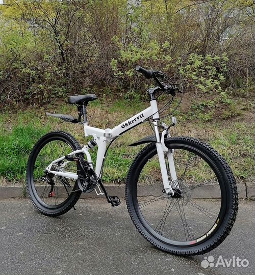 Велосипед складной двухподвес Okk 26-S21 со склада