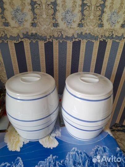 Керамический бочонок (10 л) для пищевых продуктов