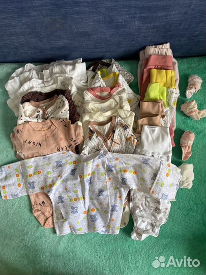 Вещи на девочку пакетом 56 62 68