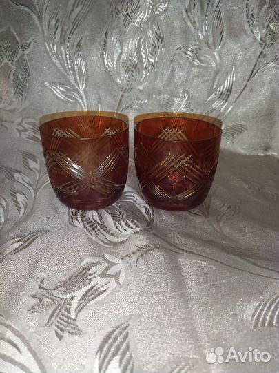 Цветной хрусталь СССР винтаж