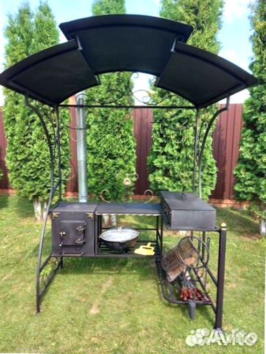 Мангал С крышей