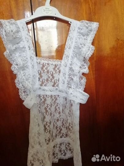 Белый школьный фартук 122