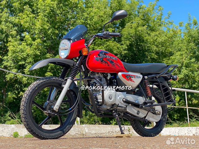 Мотоцикл Bajaj Boxer BM 125 X 5кпп черный