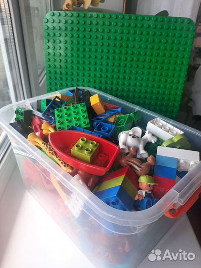 Конструктор lego duplo с пластиной