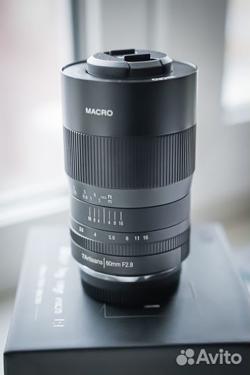 Объектив 7artisans 60mm f2.8 macro для fujifilm x