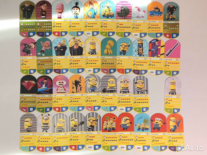 Карточки миньон магнит гадкий я