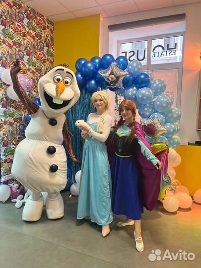 Аниматор Холодное сердце Эльза Анна Олаф Кристоф