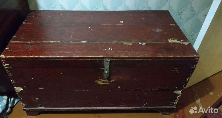 Сундук деревянный старинный 1915-1920гг