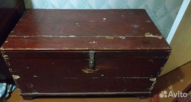 Сундук деревянный старинный 1915-1920гг