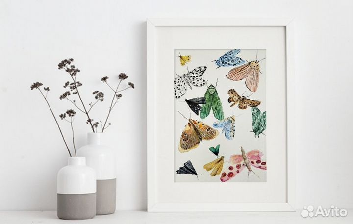 Акварель картина