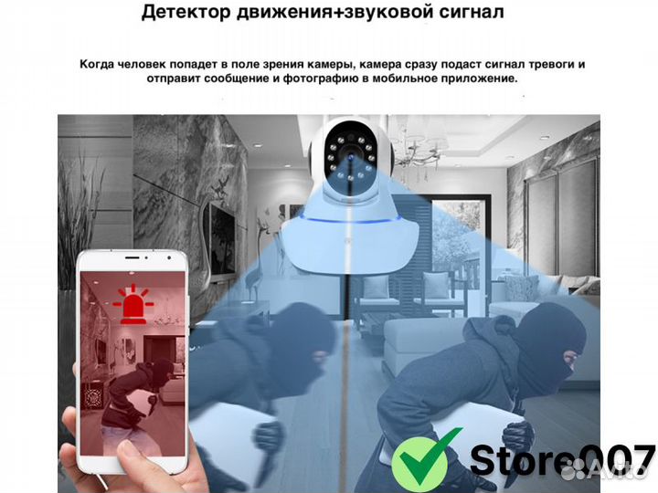 Беспроводная ip-камера Wi-Fi VRT-Q11X-H, 3мп