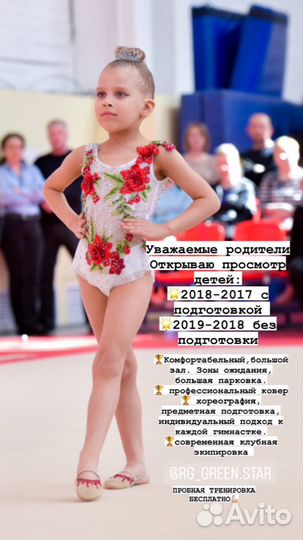 Набор звездочек в группу художественной гимнастики