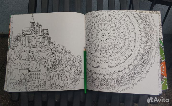 Раскраска антистресс Удивительные Города